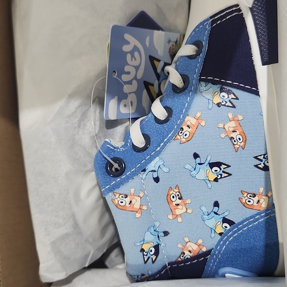 🔹️Bluey 🔹️- Toddler Hightop Sneaker - Bluey - Blue NWT! ✨️💙 - Picture 8 of 9